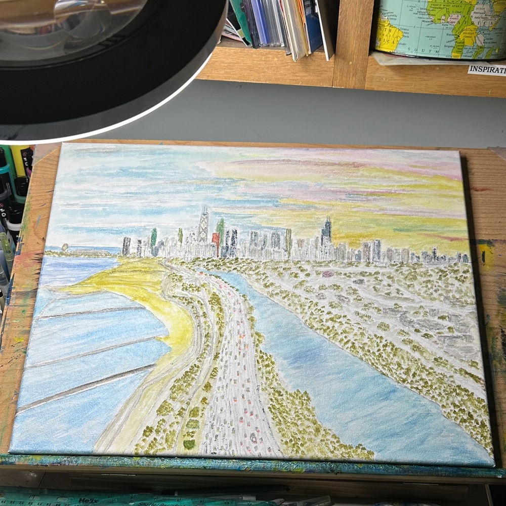 Running South on Lakeshore Drive